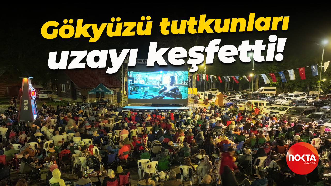 Gökyüzü tutkunları uzayı keşfetti!