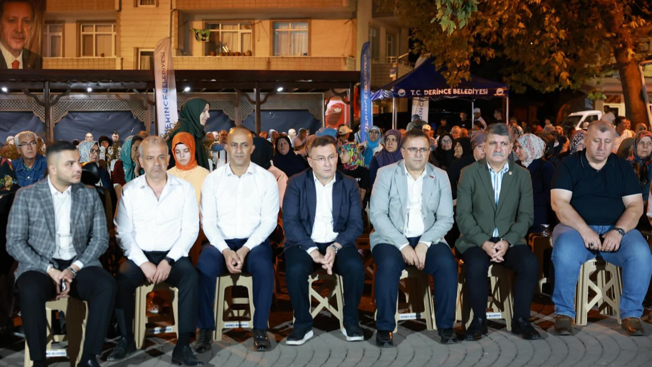 Derince'de şehitler anıldı!