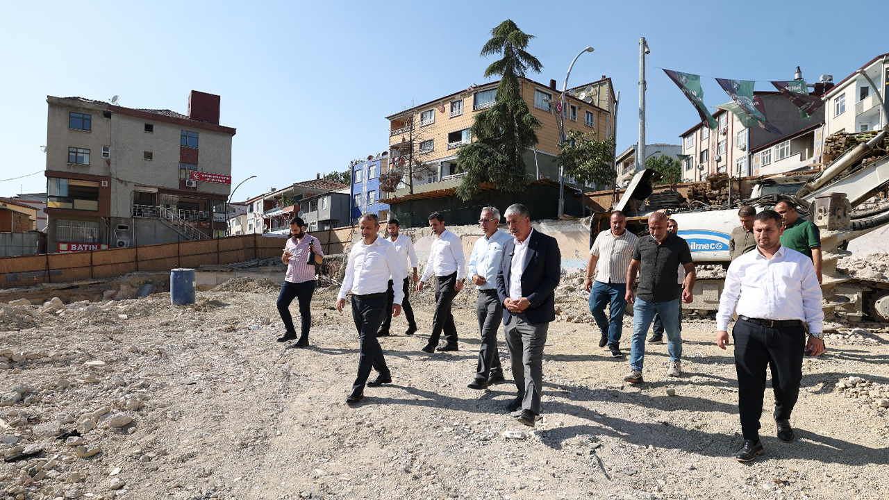 Ramazan Ömeroğlu kentteki çalışmaları yerinde inceledi!