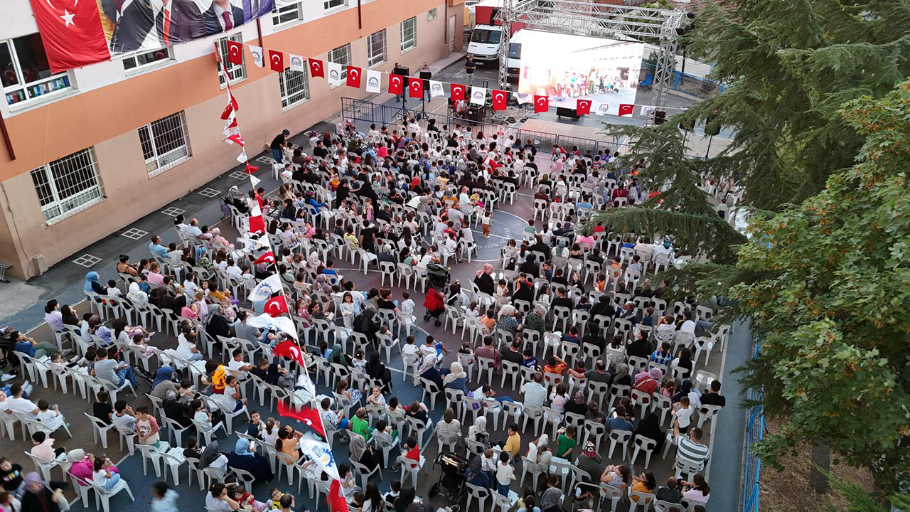 Gebze'de açık hava sineması keyfi!