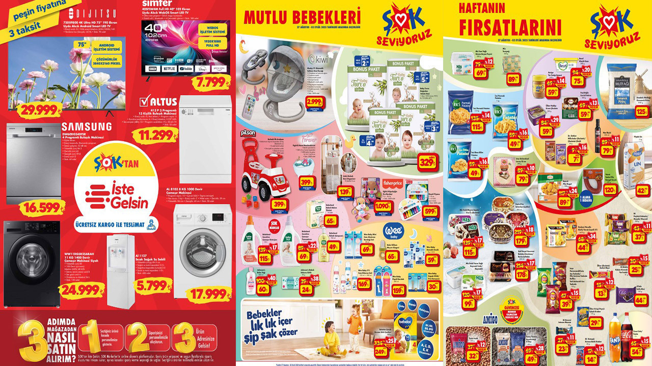 ŞOK 27 AĞUSTOS 2025 KATALOĞU Bu Çarşamba Sıcak Soğuk Su Sebili, Eğitici Köpekçiğin Kız Kardeşi Var