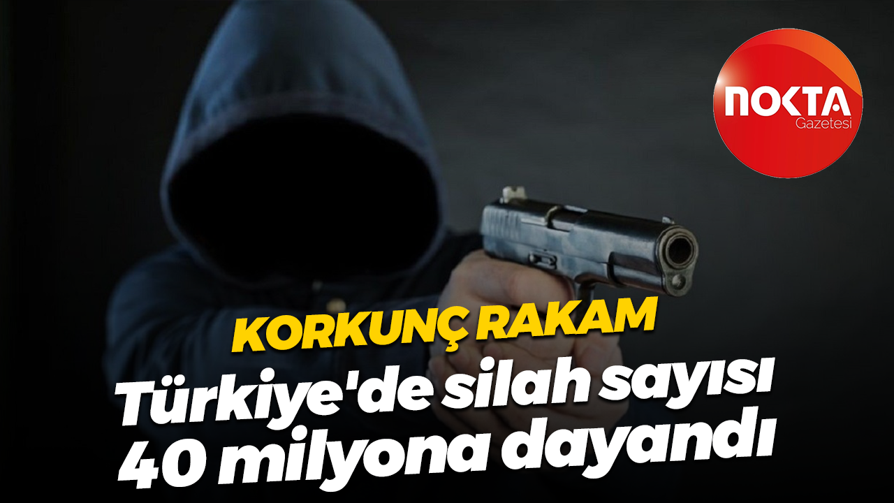 Korkunç rakam; Türkiye'de silah sayısı 40 milyona dayandı
