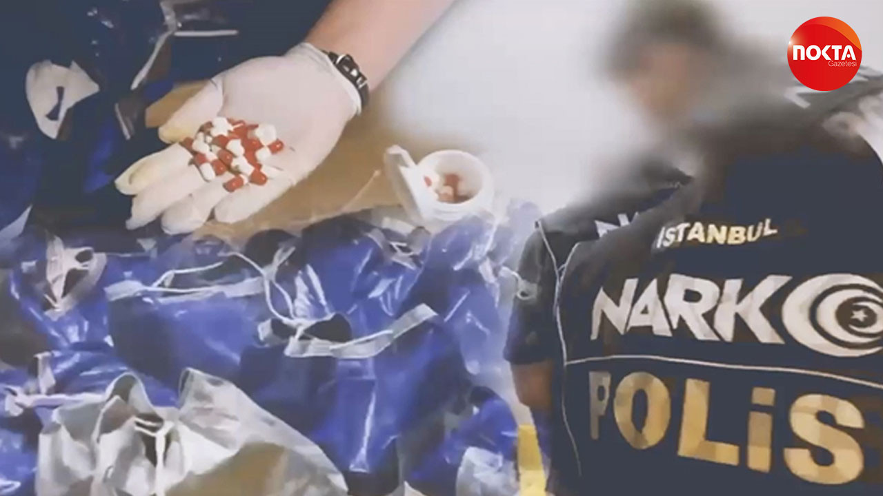 İstanbul'da düzenlenen operasyonda 750 bin uyuşturucu hap ele geçirildi