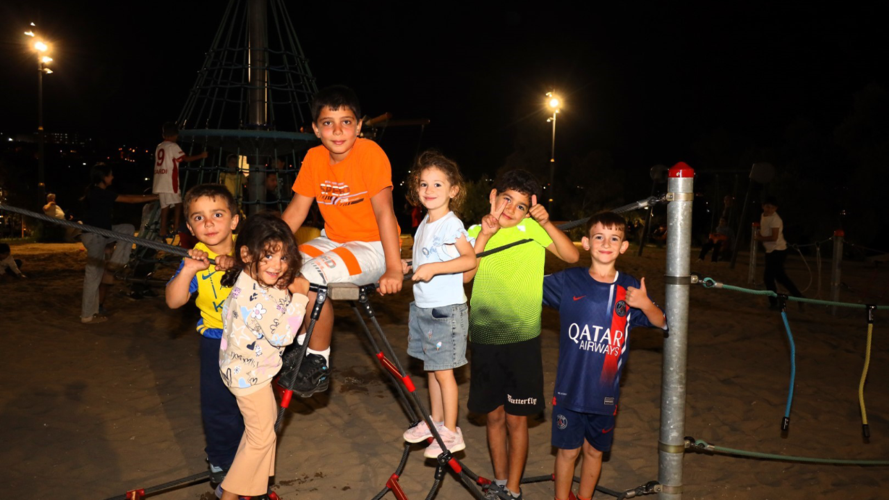 Ailelerin buluşma noktası; Darıca Millet Bahçesi