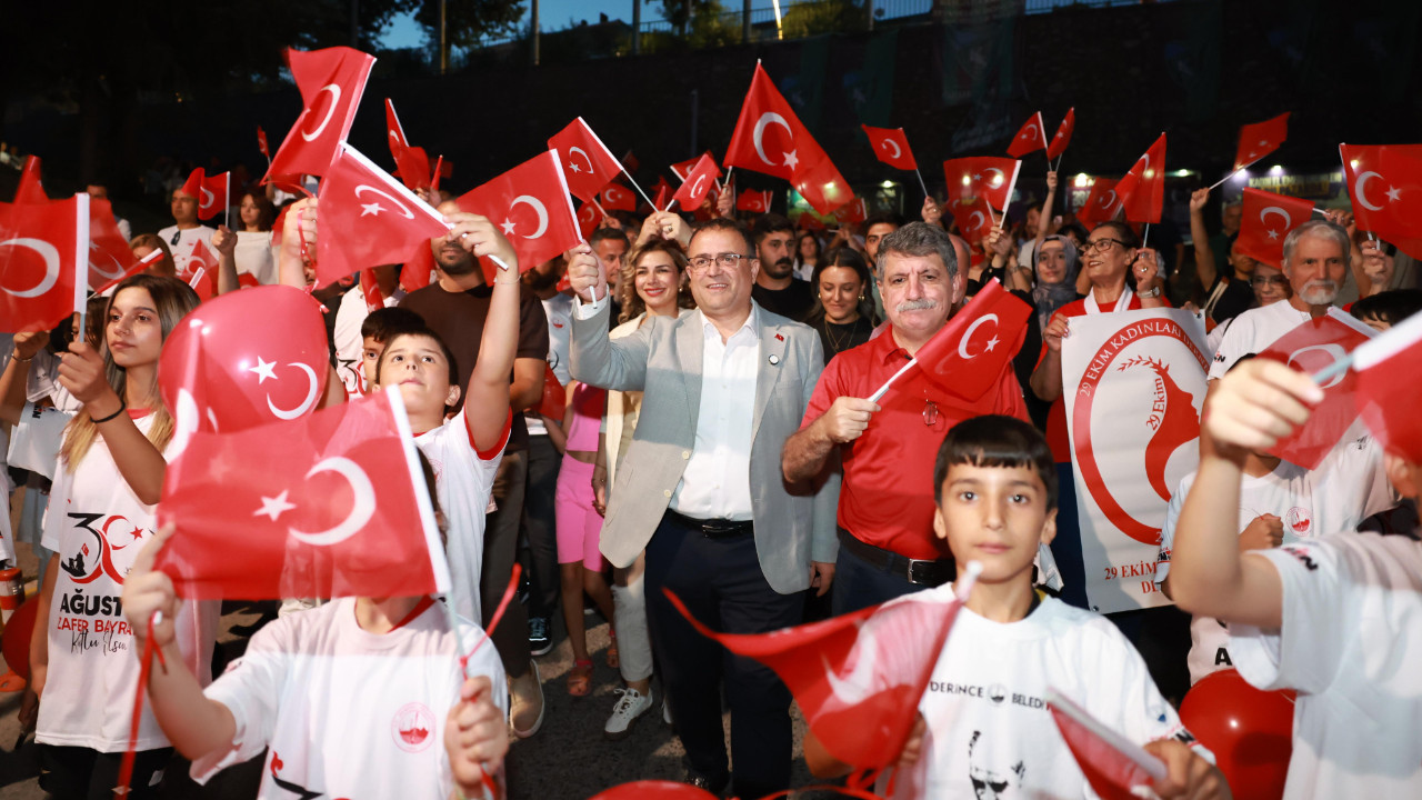 Derince'de 30 Ağustos coşkusu!