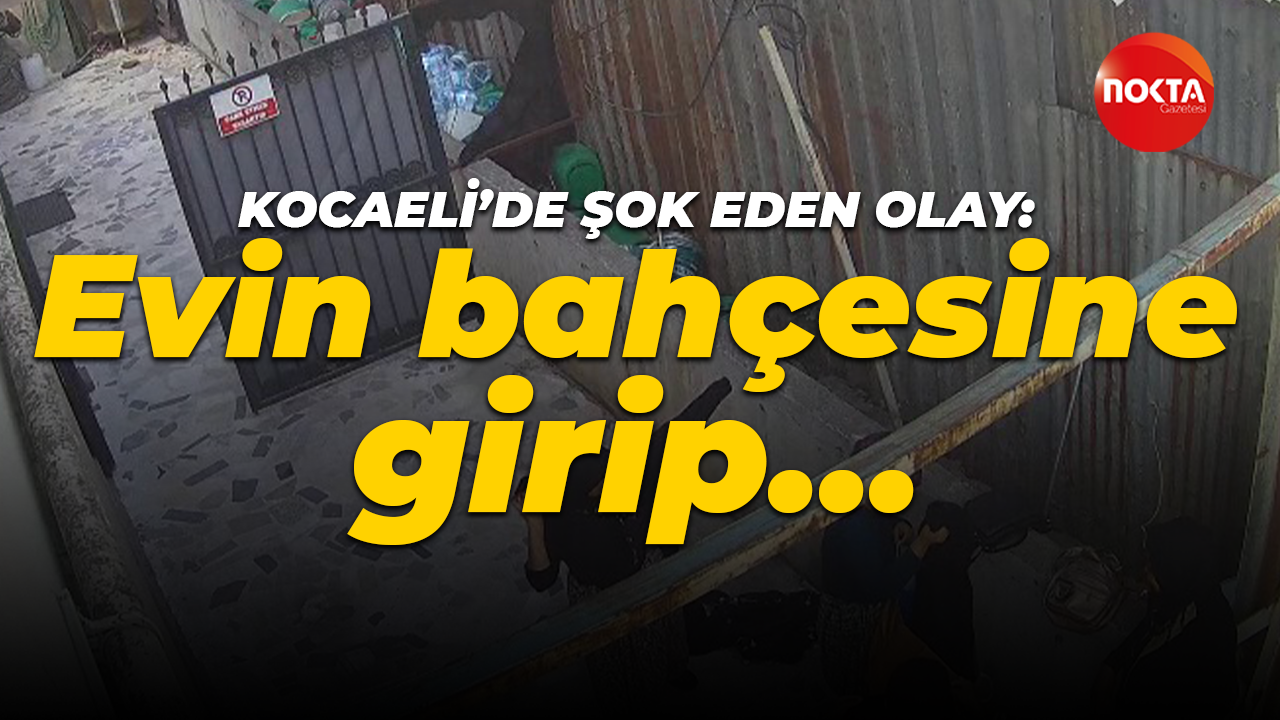 Darıca'da dikkat çeken olay: Evin bahçesinde kıyafetlerini değiştirdiler!