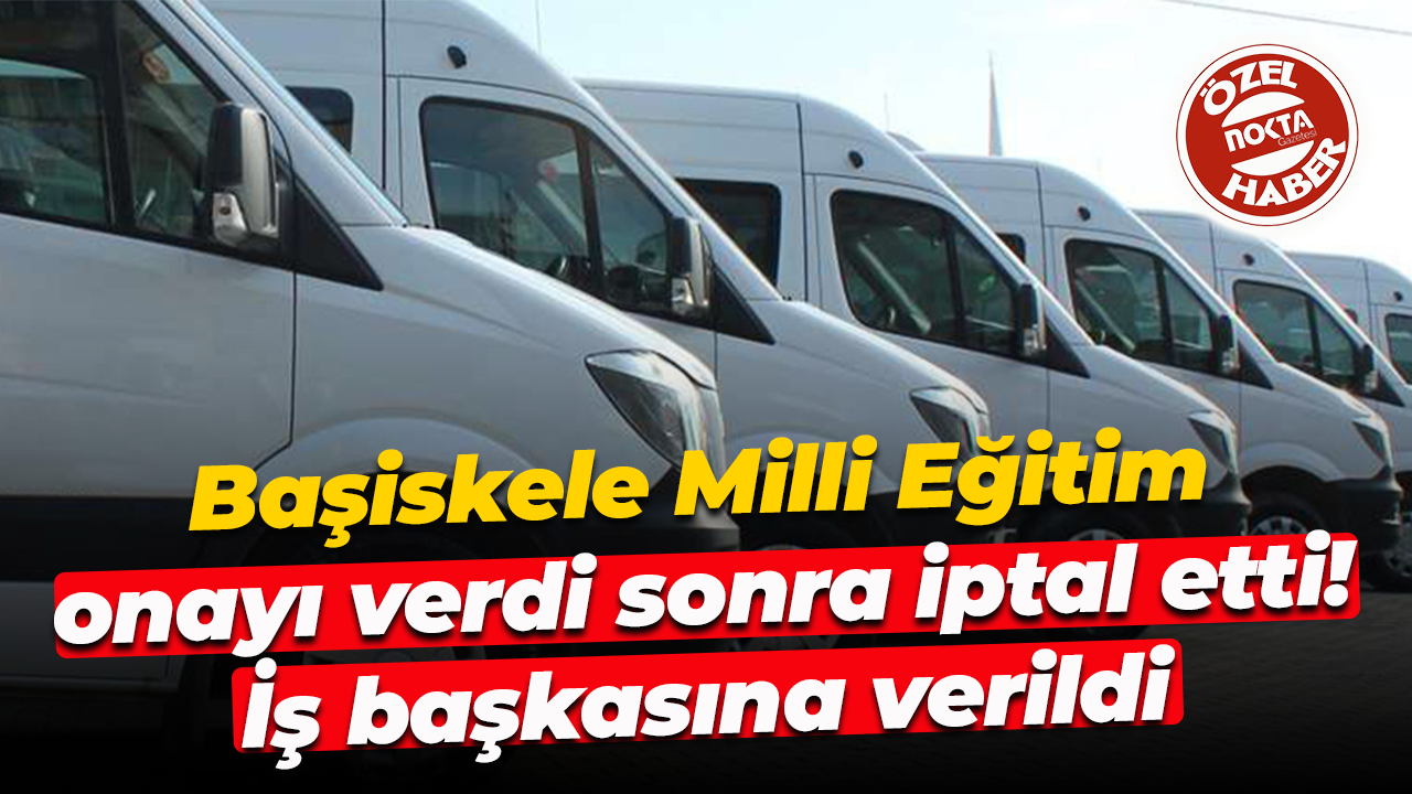 Başiskele Milli Eğitim onayı verdi, sonra iptal etti! İş başkasına verildi