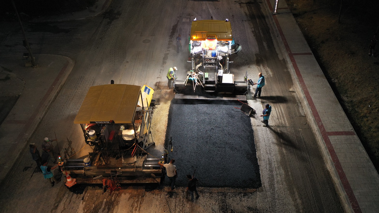 Sürücüler dikkat! Başiskele'de asfalt çalışmaları gerçekleştiriliyor!