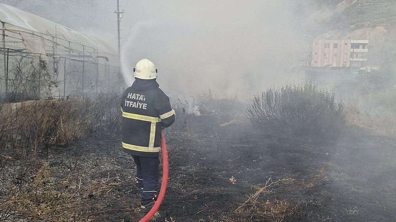 Hatay'da yangın!