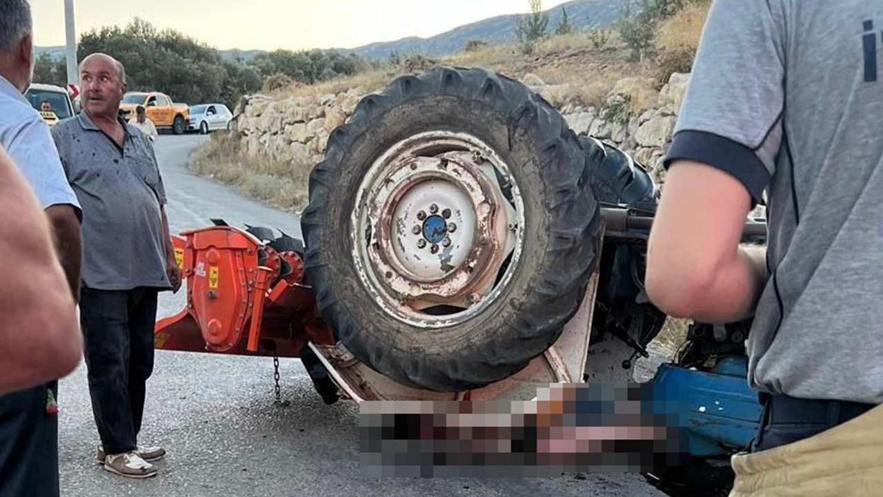 İzmir'de acı kaza: Traktörün altında kaldı!