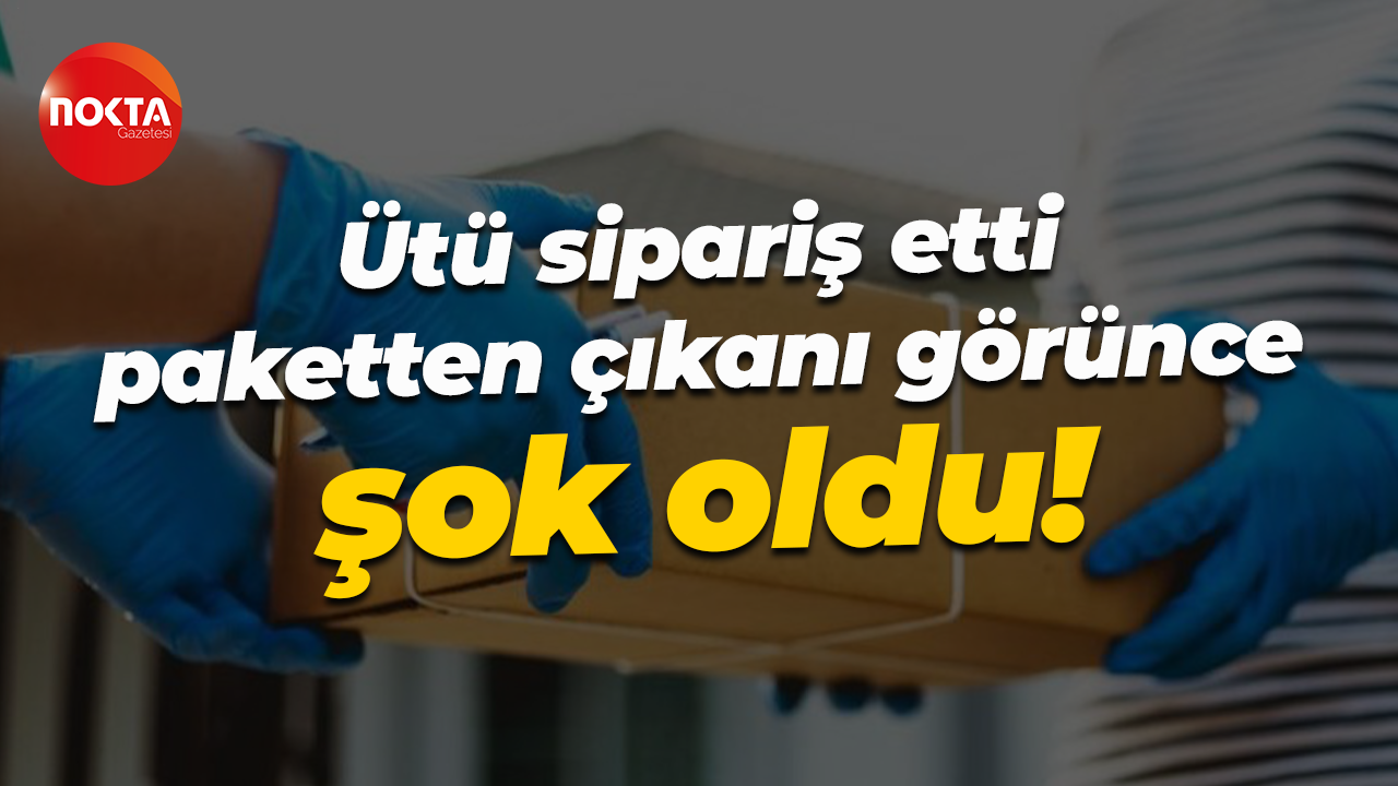 Ütü sipariş etti, paketten çıkanı görünce şok oldu!