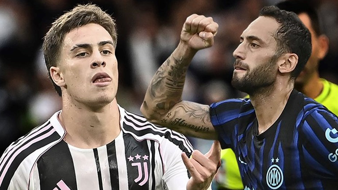 İtalya derbisine Türk imzası! Kenan Yıldız ve Hakan Çalhanoğlu maça damga vurdu