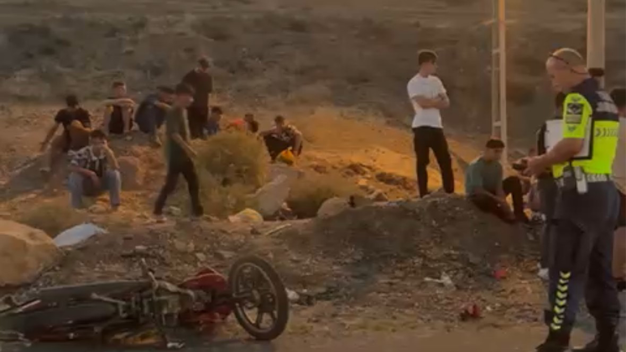 Devrilen motosikletin sürücüsünden acı haber!