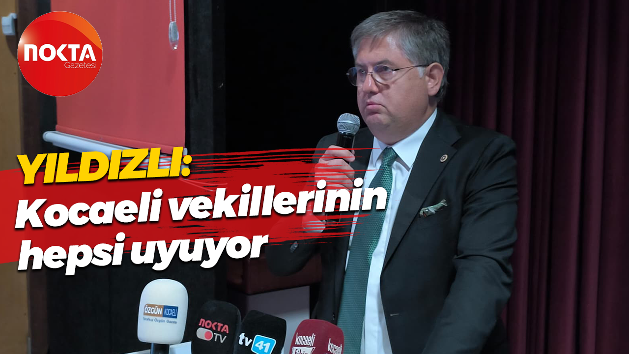 Harun Özgür Yıldızlı: Kocaeli Milletvekillerinin hepsi uyuyor