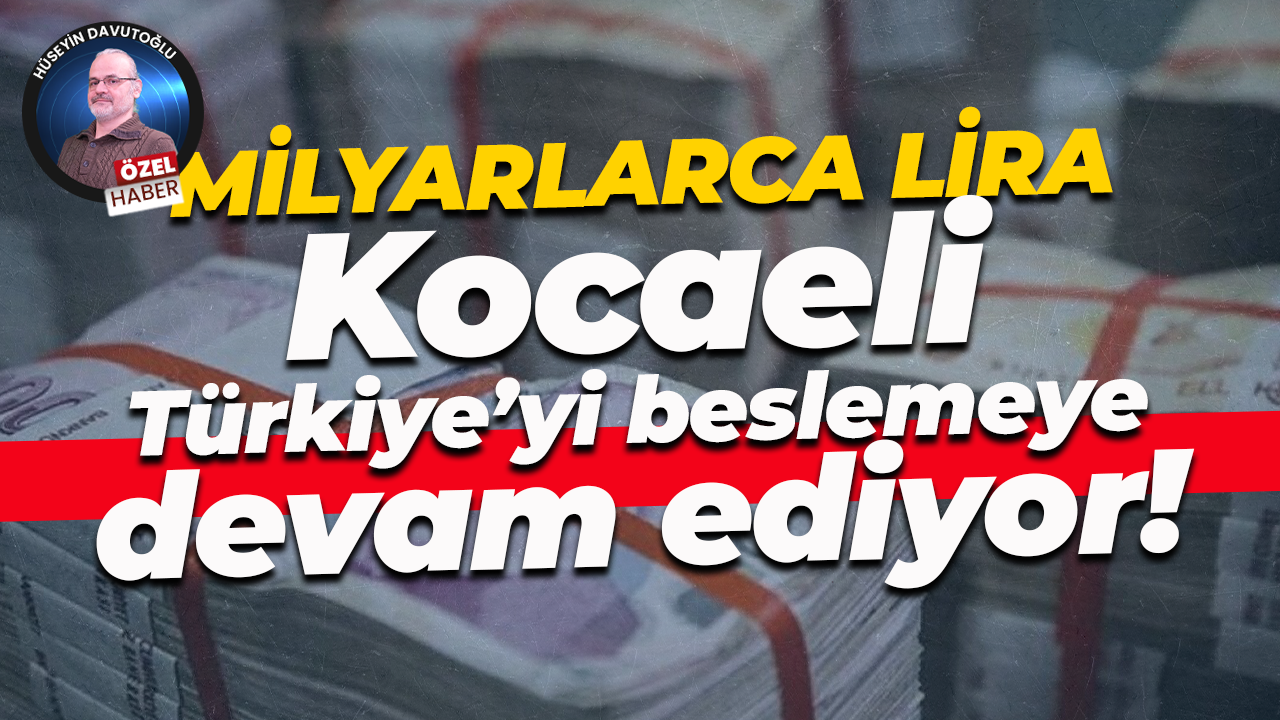 Milyarlarca lira… Kocaeli Türkiye’yi beslemeye devam ediyor!