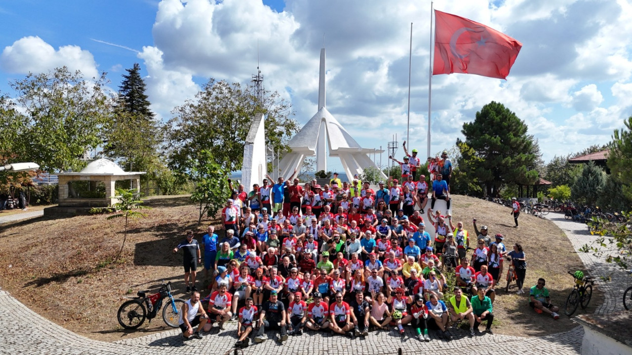 Pedallara Gazze için bastılar!