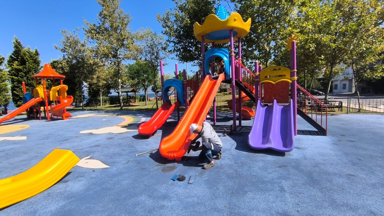 Oyun alanlarında artık daha güvenli