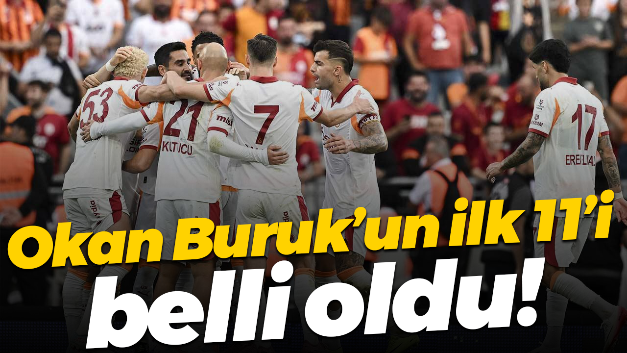 Galatasaray'ın Eintracht Frankfurt karşısındaki ilk 11'i belli oldu!