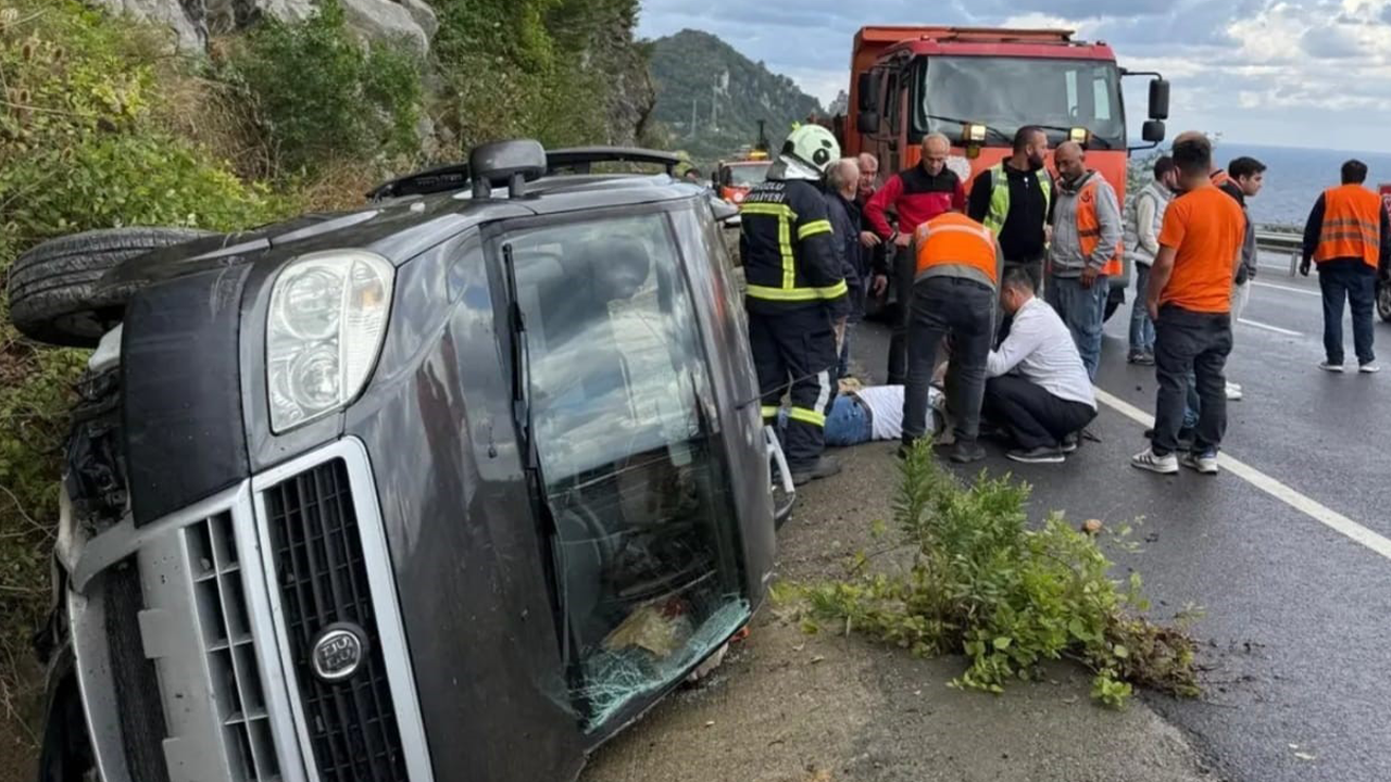Sağanak yağış kazaya davetiye çıkardı!