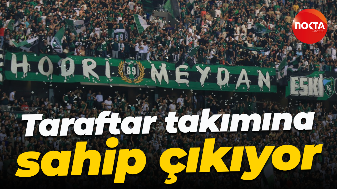 Taraftar takımına sahip çıkıyor