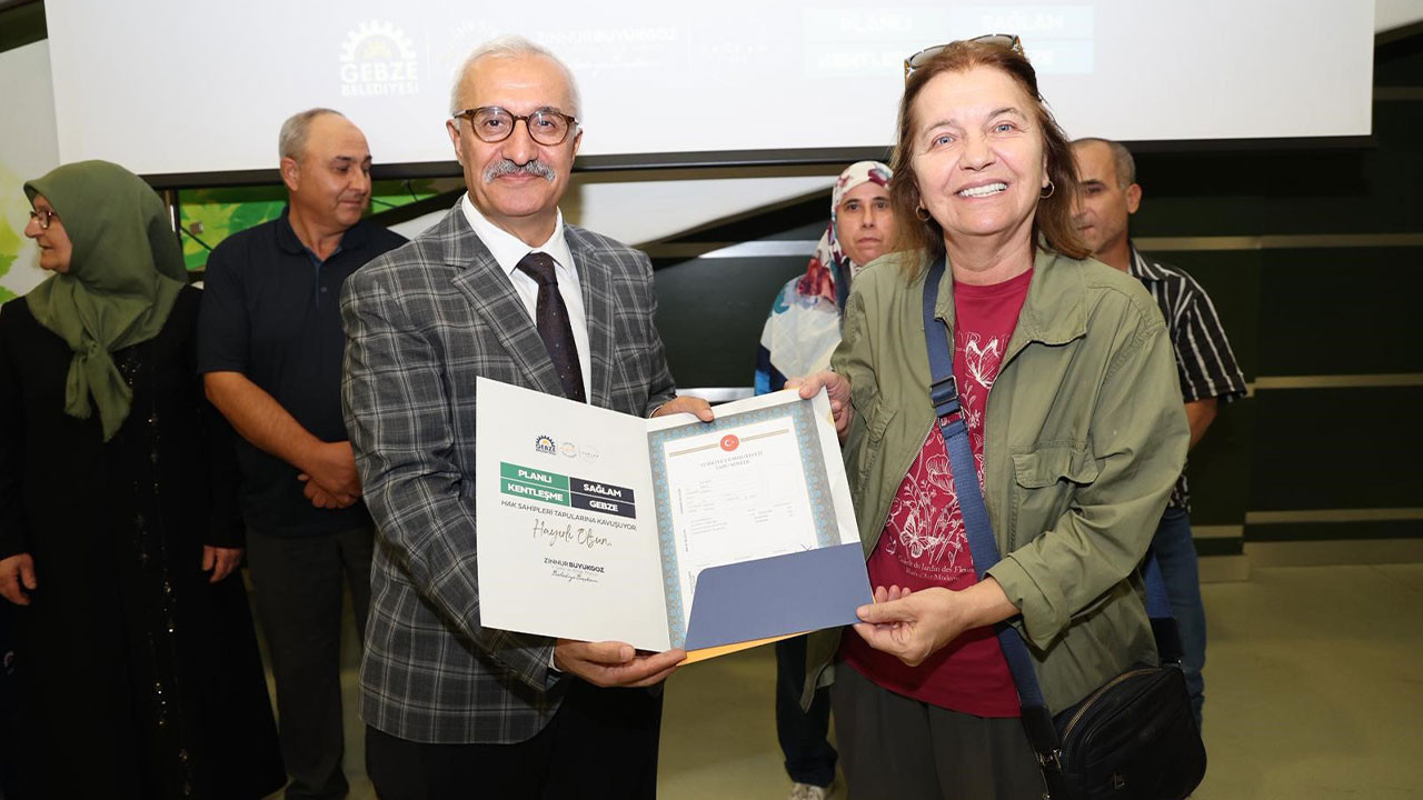 843 hak sahibi tapularına kavuştu