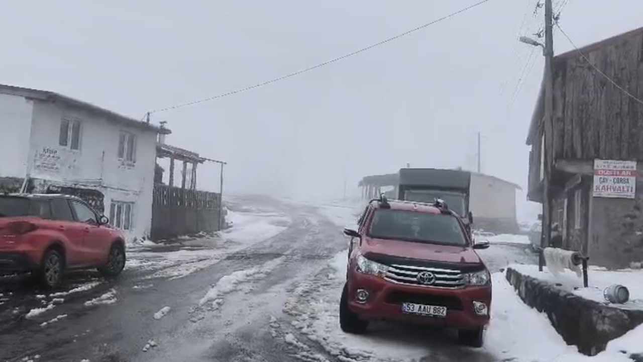 Artvin beyaz örtüyle kaplandı!