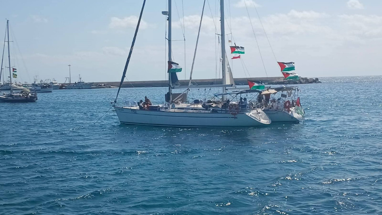 Küresel Sumud Filosu Gazze'ye doğru ilerliyor