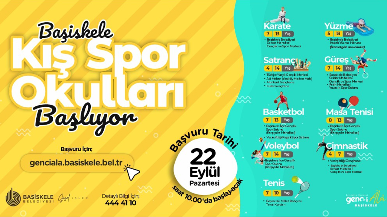 Kış Spor Okulları’na kayıtlar başladı!