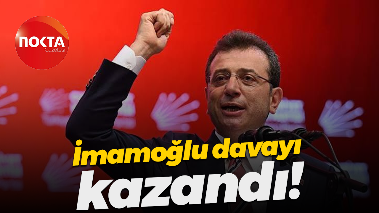 Ekrem İmamoğlu Yusuf Tekin'e açtığı davayı kazandı!