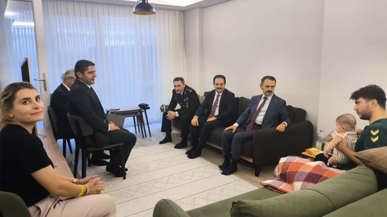 İlhami Aktaş, Gazi Semih Kayabay'ı ziyaret etti