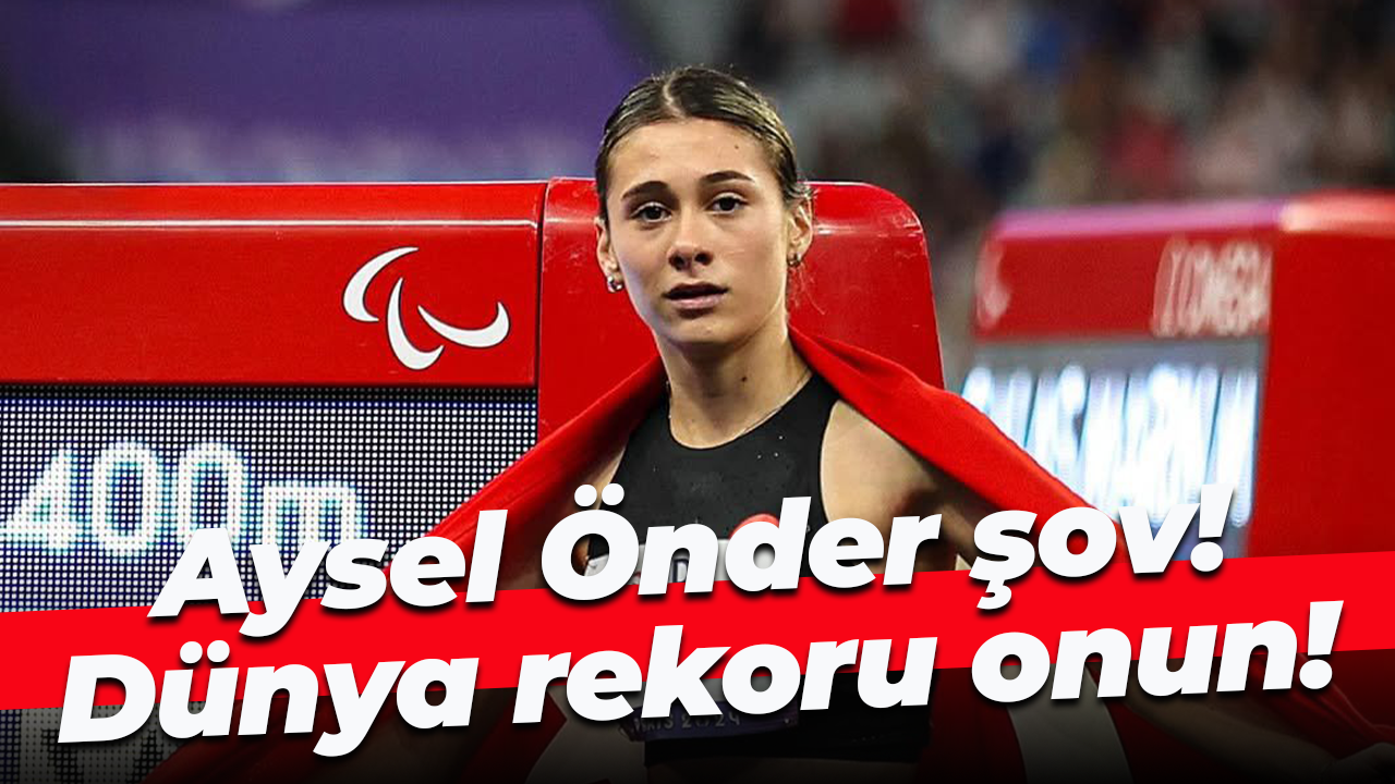 Aysel Önder şov! Dünya rekoru onun!