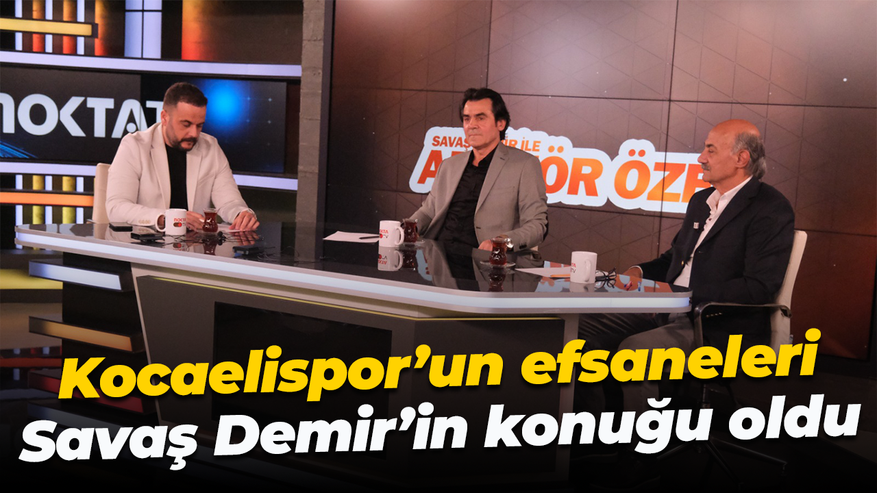 Kocaelispor’un efsaneleri Savaş Demir’in konuğu oldu