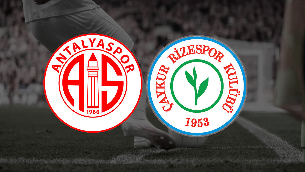 ANTALYA RİZE MAÇI CANLI İZLE | Antalyaspor - Çaykur Rizespor Maçı Hangi Kanalda?