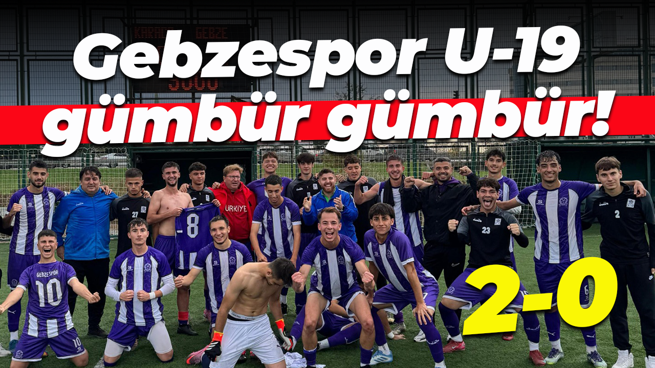Gebzespor U-19 gümbür gümbür! “2-0”