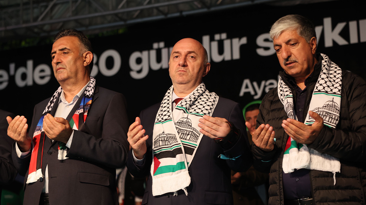 Muzaffer Bıyık: Buradan hep birlikte İsrail’i şiddetle kınıyoruz