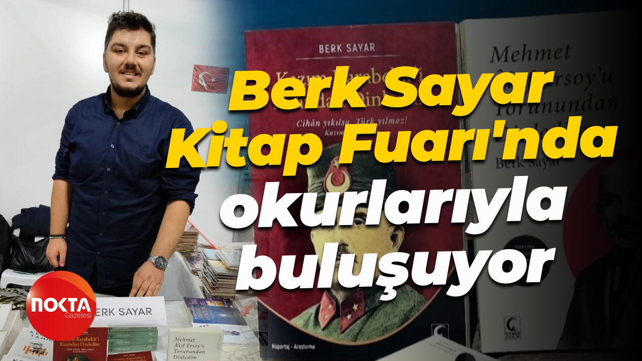 Berk Sayar Kitap Fuarı'nda okurlarıyla buluşuyor