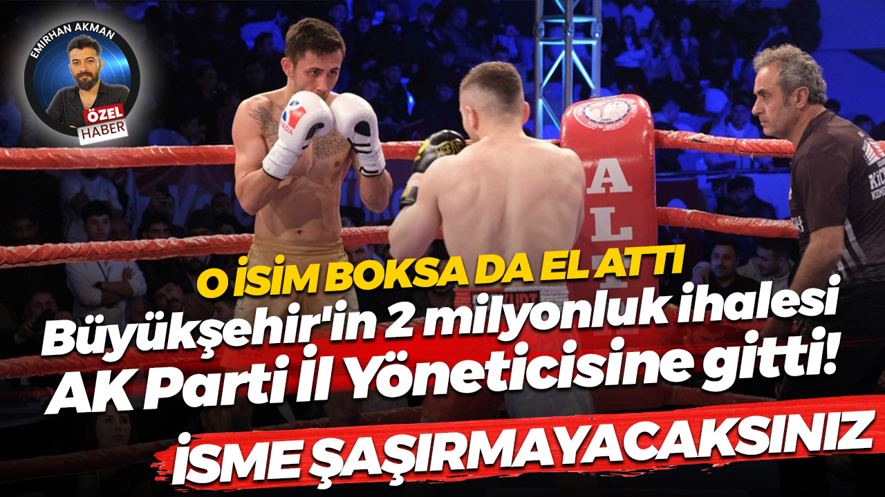 Kocaeli Büyükşehir Belediyesi’nin 2 milyonluk ihalesi AK Parti İl Yöneticisine gitti!