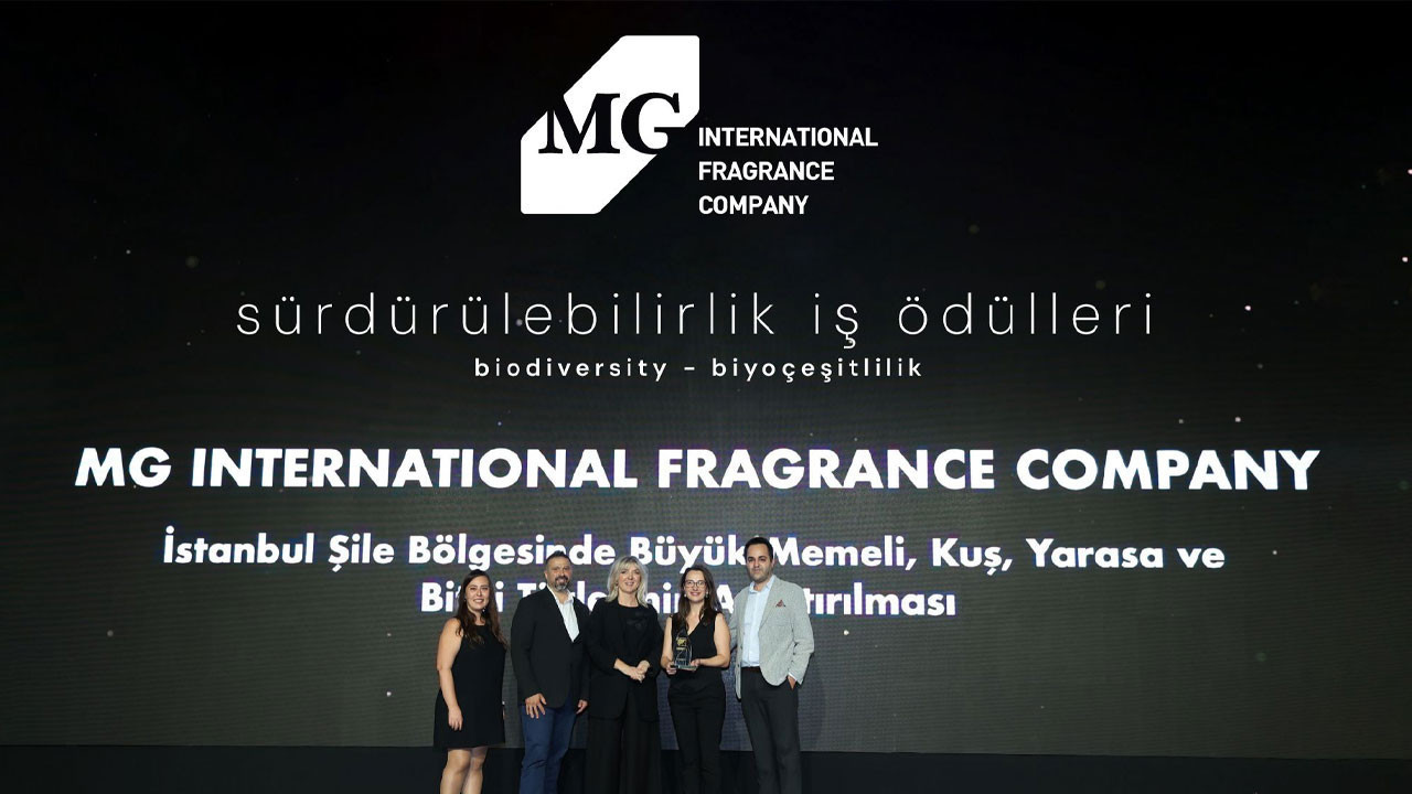 MG International Fragrance Company, Türkiye’nin “Sürdürülebilirlik Oscarı”nda Biyoçeşitlilik Ödülünü Kazandı