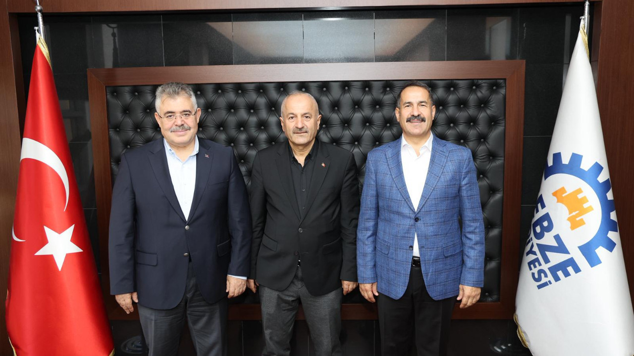 Cemil Yaman ve Veysel Tipioğlu'ndan Zinnur Büyükgöz'e ziyaret