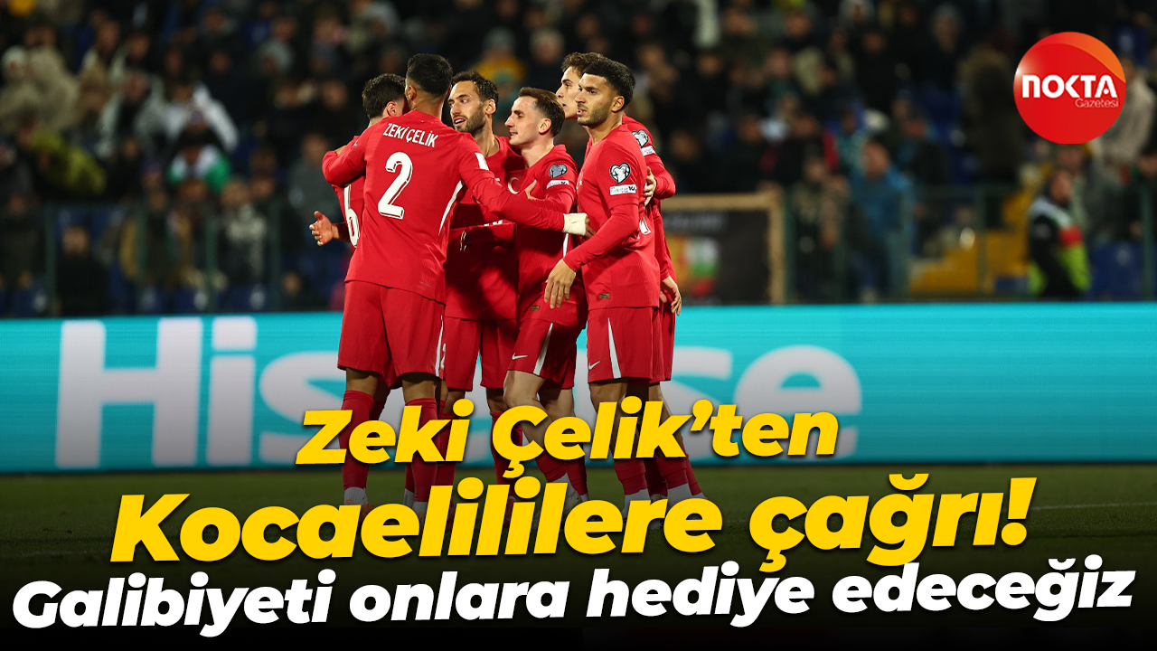 Zeki Çelik’ten Kocaelililere çağrı! Galibiyeti onlara hediye edeceğiz