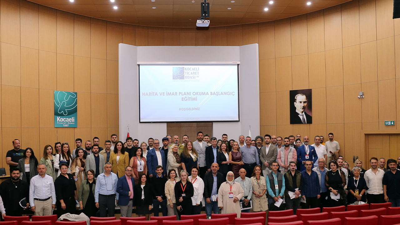 Kocaeli Ticaret Odası'nda “Harita ve İmar Planı Okumaya Başlangıç Eğitimi” verildi