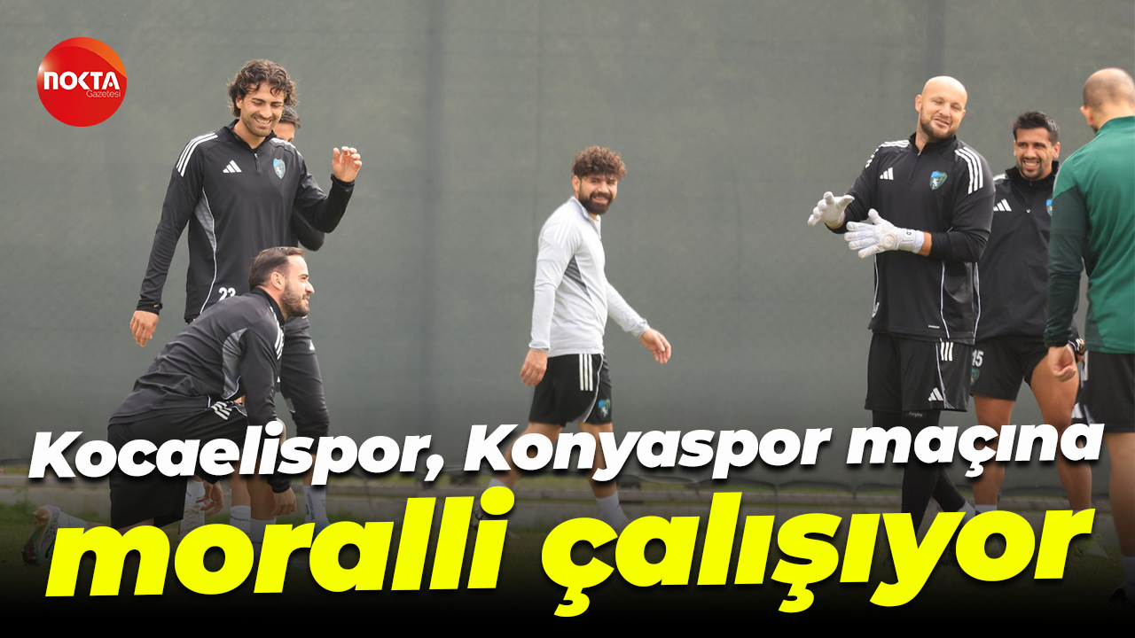 Kocaelispor, Konyaspor maçına moralli çalışıyor