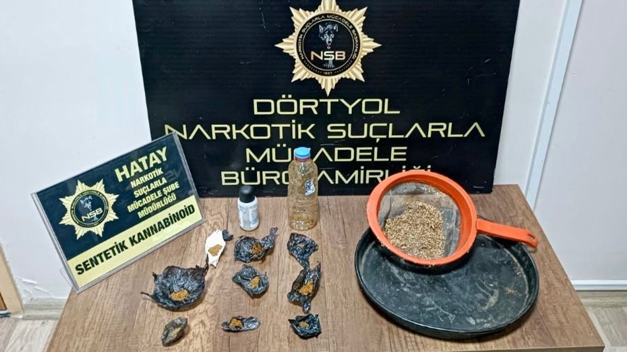 Hatay’da uyuşturucu operasyonu!