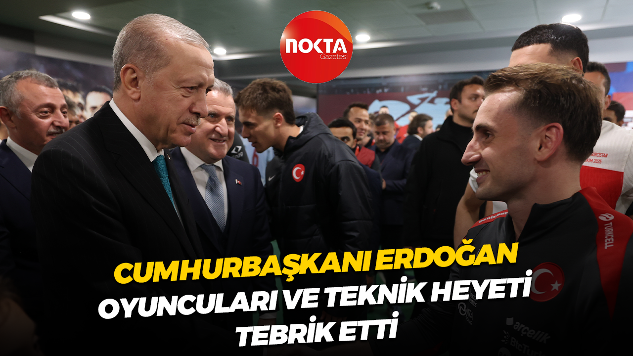 Cumhurbaşkanı Recep Tayyip Erdoğan, A Milli Futbol Takımı'nı tebrik etti