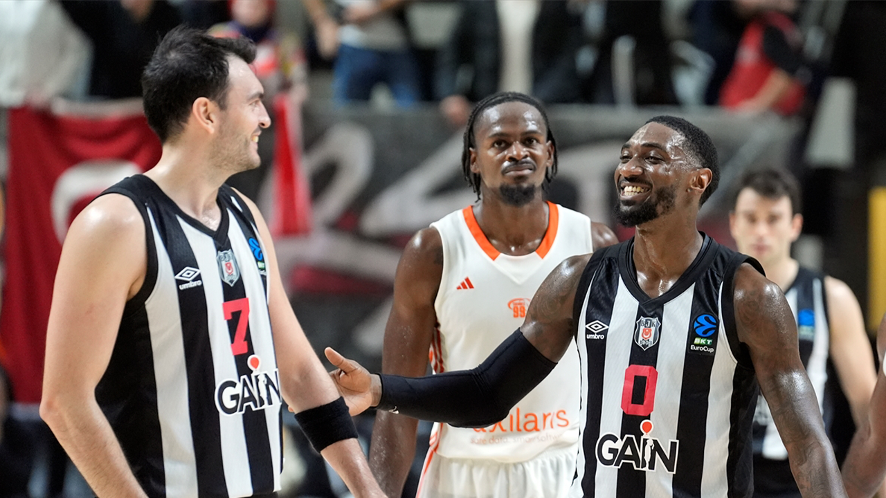 Beşiktaş GAİN sahasında galibiyete uzandı: 93-88