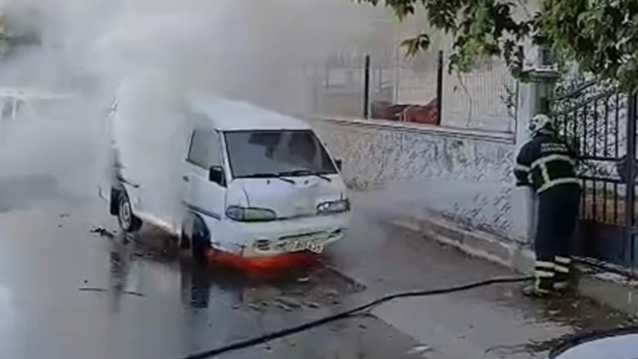 Batman’da araç yangını!