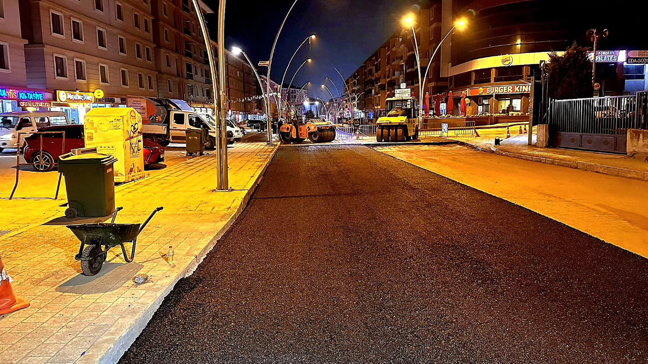 Körfez Belediyesi'nden asfalt çalışması!