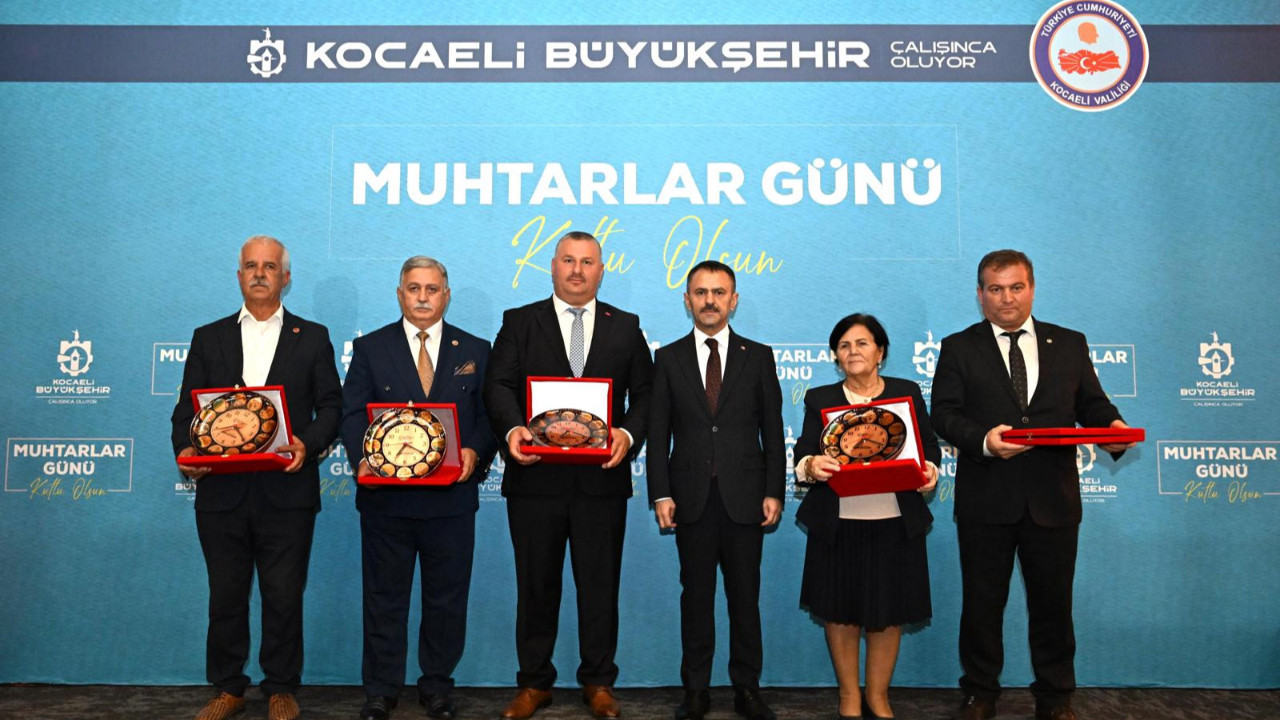 İlhami Aktaş, “Muhtarlar Günü” sebebiyle düzenlenen programa katıldı