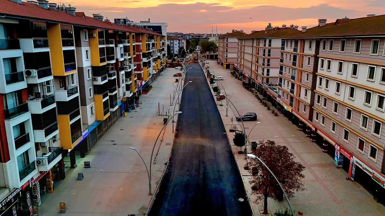 Körfez’de üstyapı çalışması