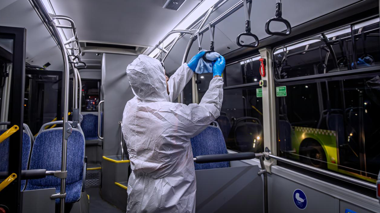 UlaşımPark'ta hijyen mesaisi